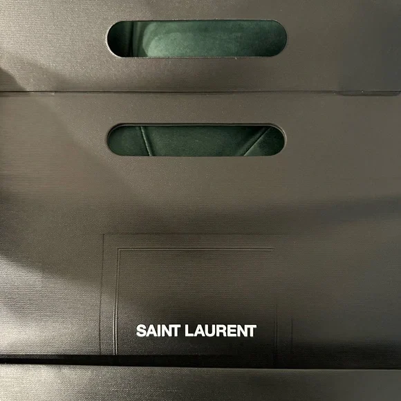 Saint Laurent Paper Shopping Bag Black - Picture 6 of 6